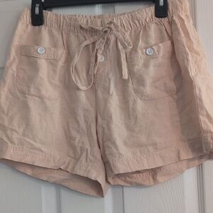 Women's Casual Tan Cargo Shorts